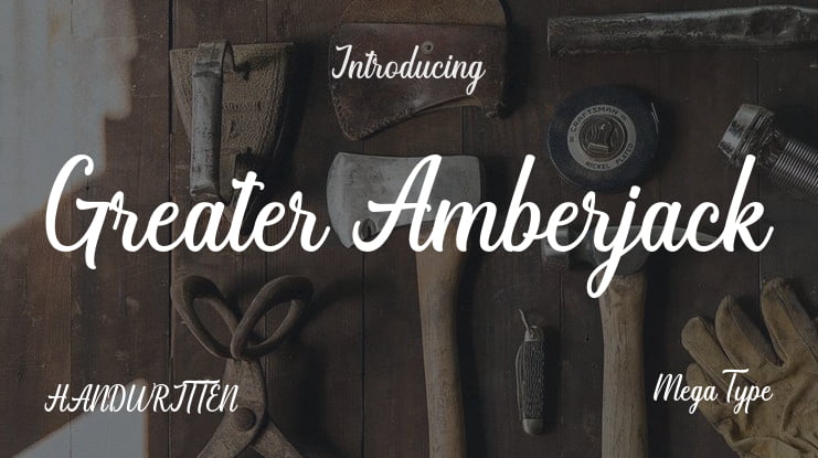 Greater Amberjack Font