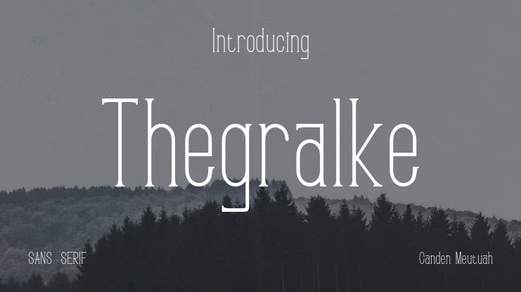 Thegralke Font