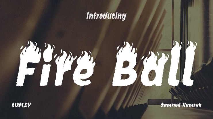 Fire Ball Font