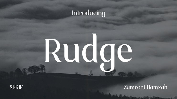 Rudge Font