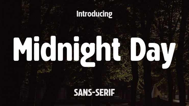 Midnight Day Font