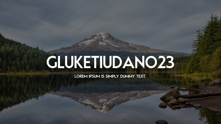 GlukEtiudaNo23 Font