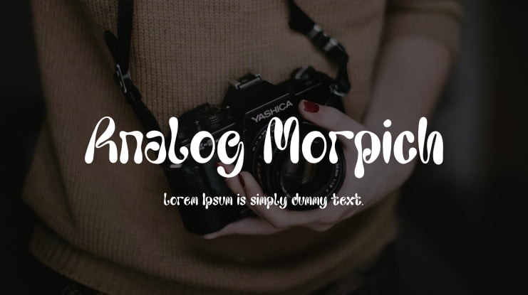 Analog Morpich Font