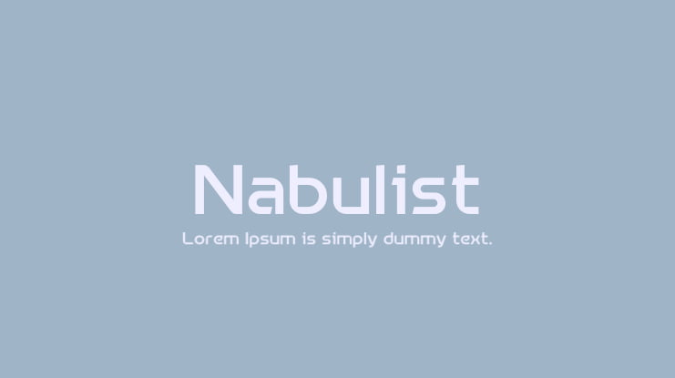 Nabulist Font Family