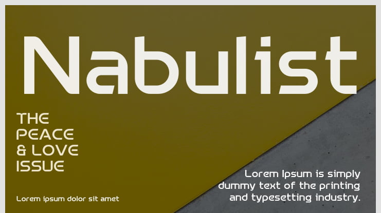 Nabulist Font Family