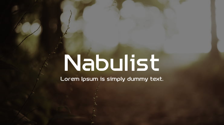 Nabulist Font Family