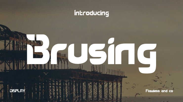 Brusing Font