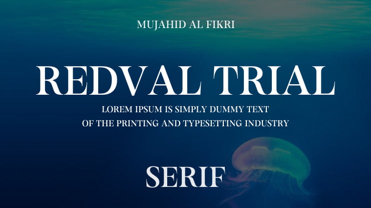 Redval Trial Font