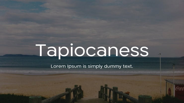 Tapiocaness Font Family