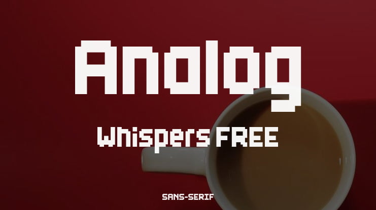 Analog Whispers FREE Font