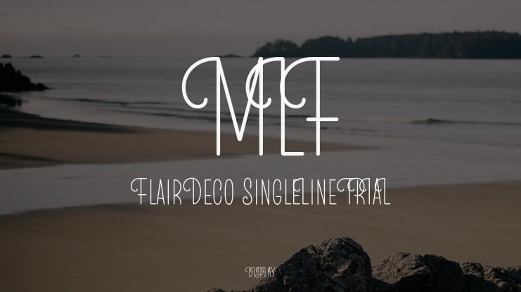 MLF Flair Deco SingleLine TRIAL Font