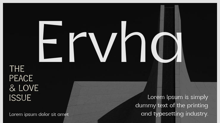 Ervha Font Family