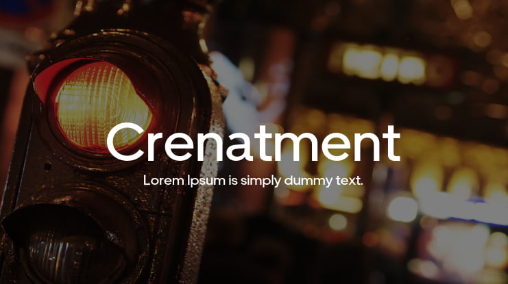 Crenatment Font Family