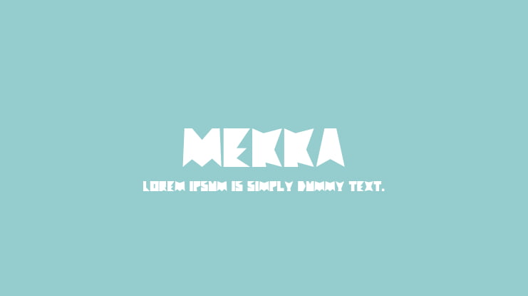 Mekka Font Family