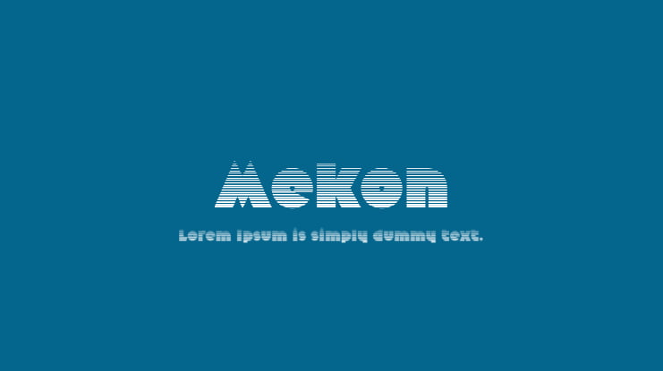 Mekon Font