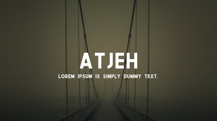 Atjeh Font