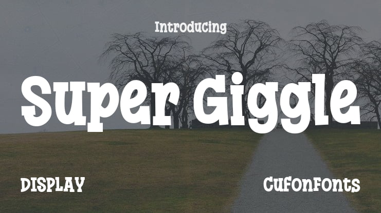 Super Giggle Font