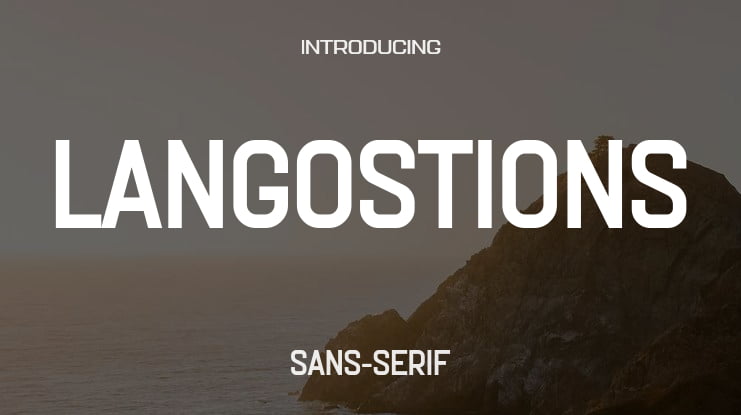 LANGOSTIONS Font