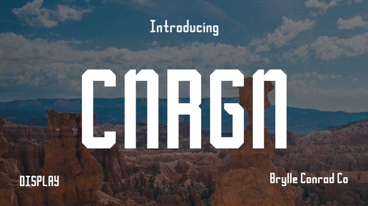 CNRGN Font