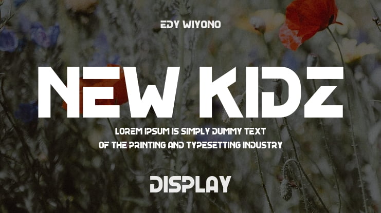 New Kidz Font