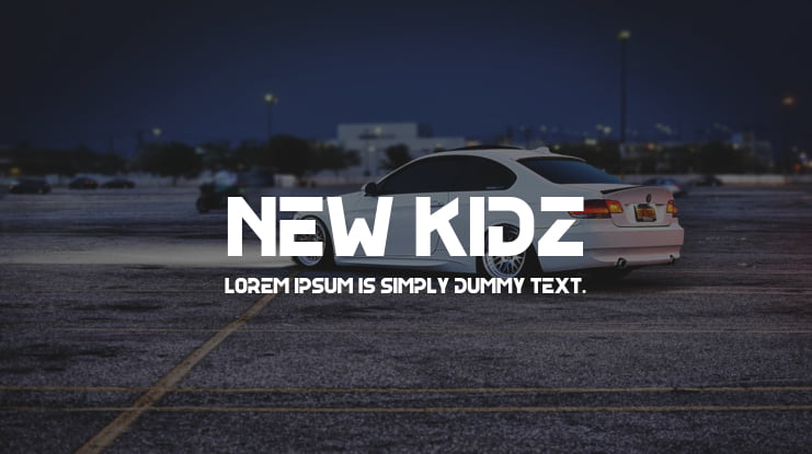 New Kidz Font