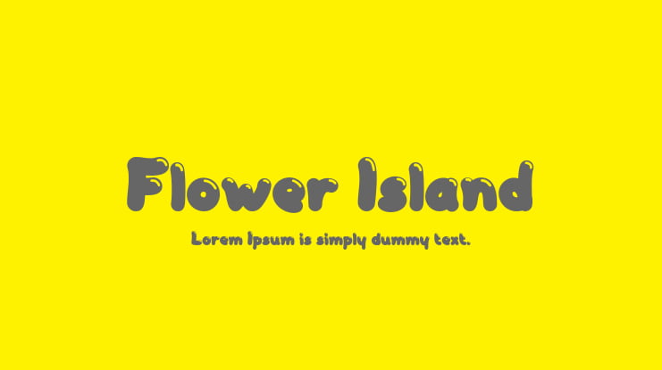 Flower Island Font