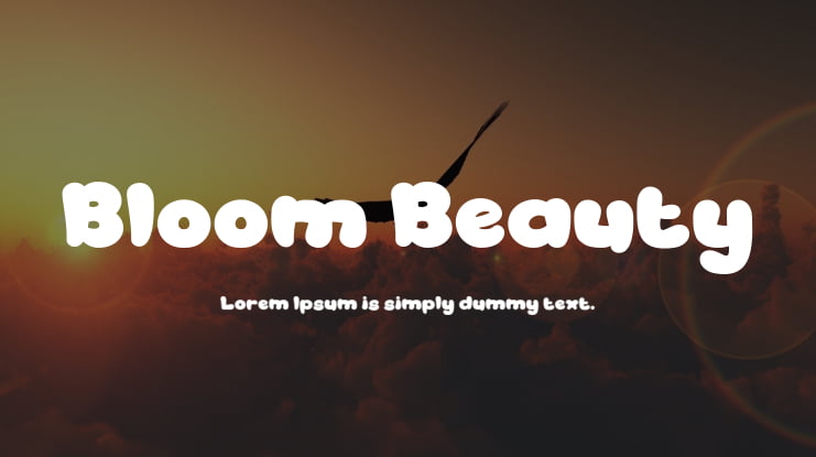 Bloom Beauty Font