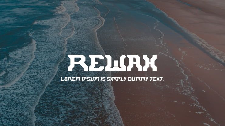 REWAX Font