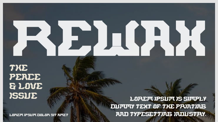 REWAX Font