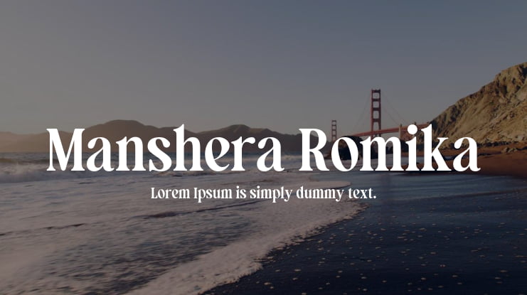 Manshera Romika Font