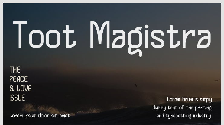 Toot Magistra Font