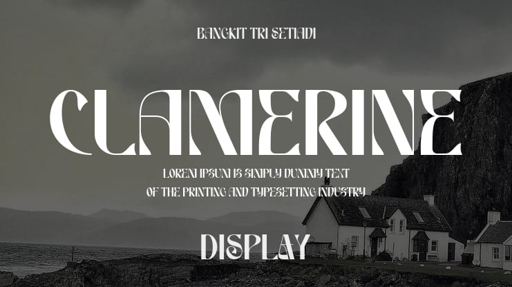 Clamerine Font