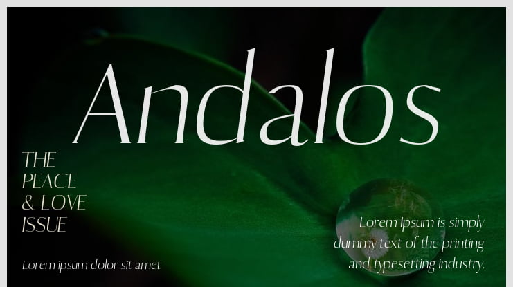 Andalos Font