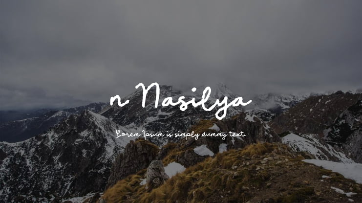 n Nasilya Font