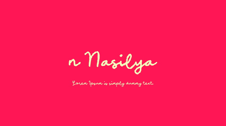 n Nasilya Font