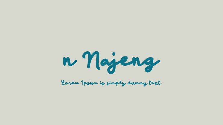 n Najeng Font