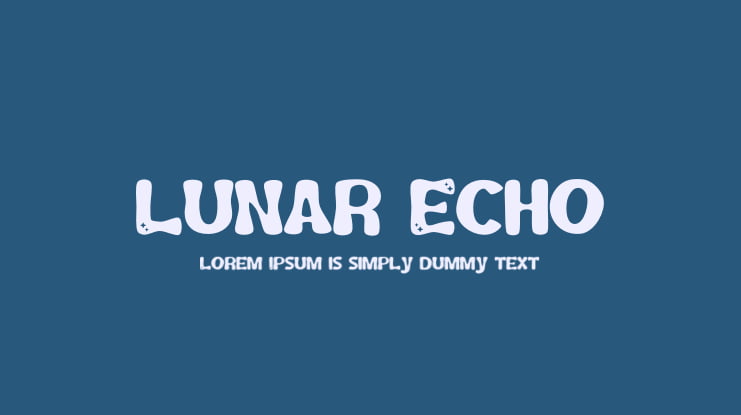 Lunar Echo Font