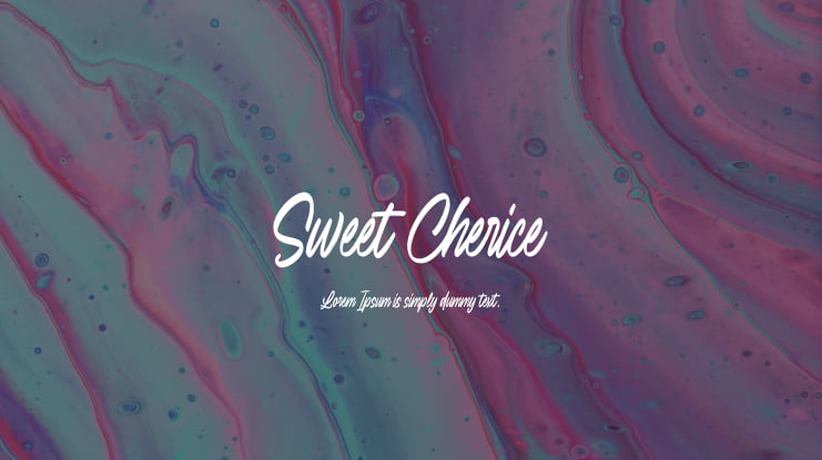 Sweet Cherice Font