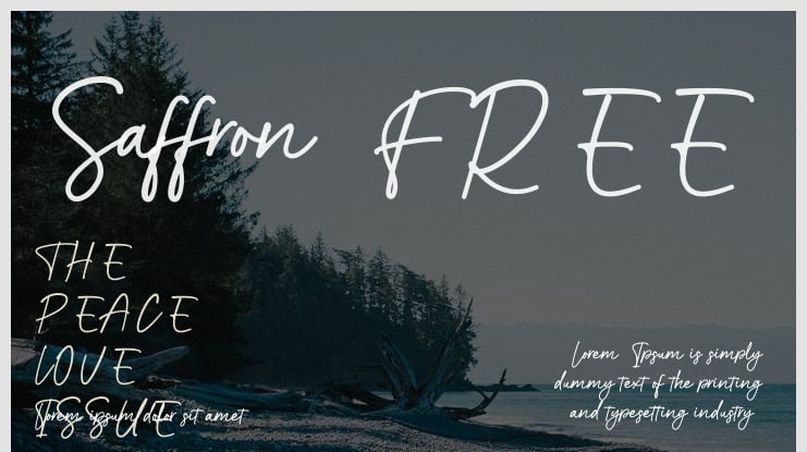 Saffron FREE Font