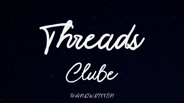 Threads Clube Font