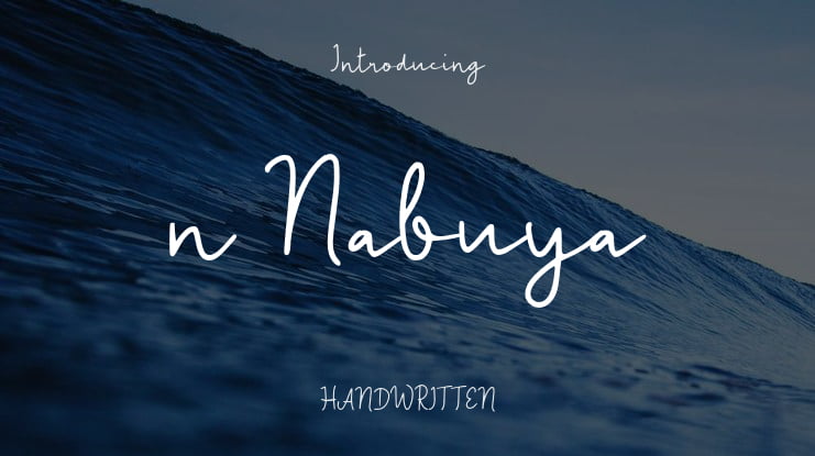 n Nabuya Font