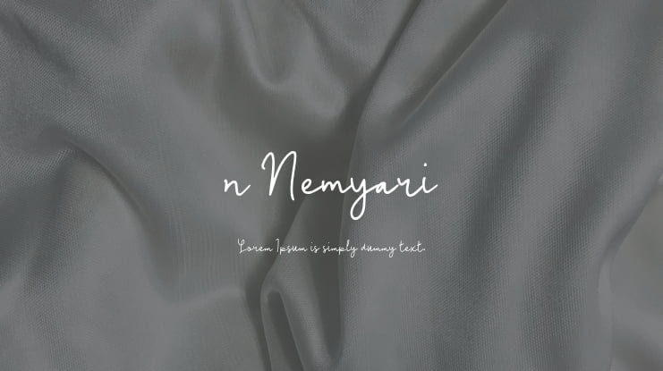 n Nemyari Font