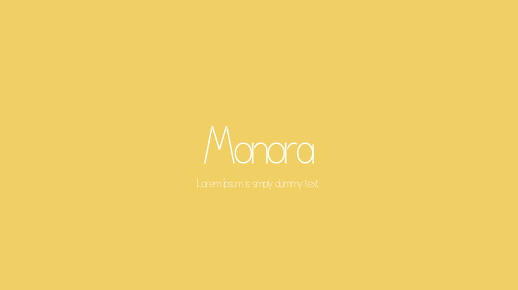 Monora Font