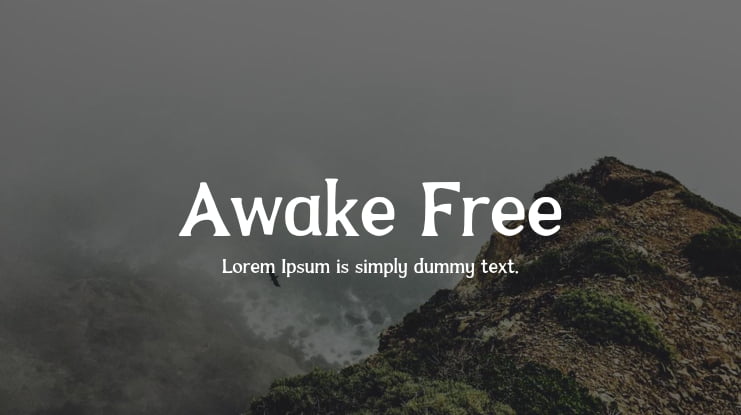 Awake Free Font