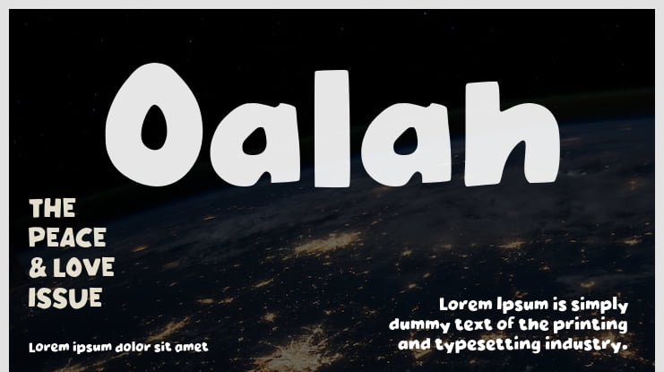 Oalah Font