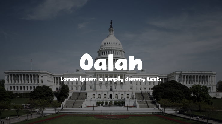 Oalah Font