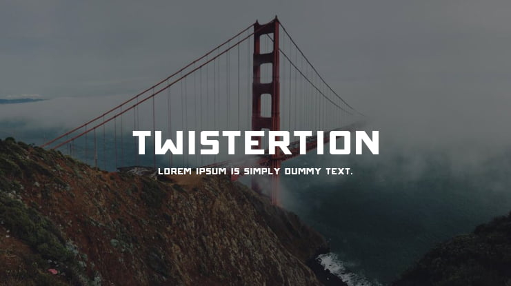 Twistertion Font