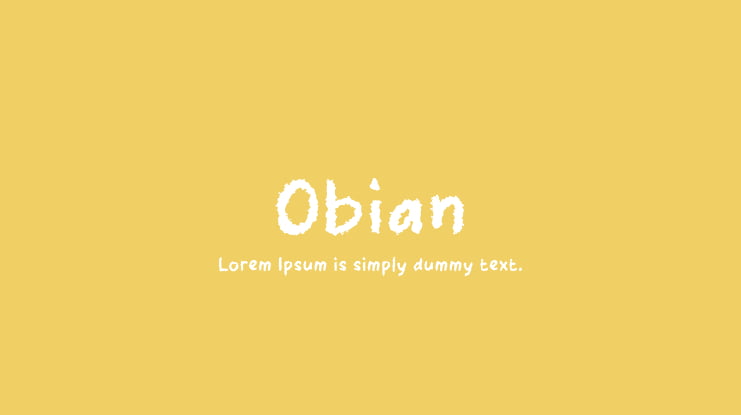 Obian Font