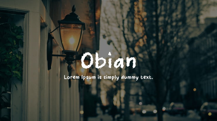 Obian Font