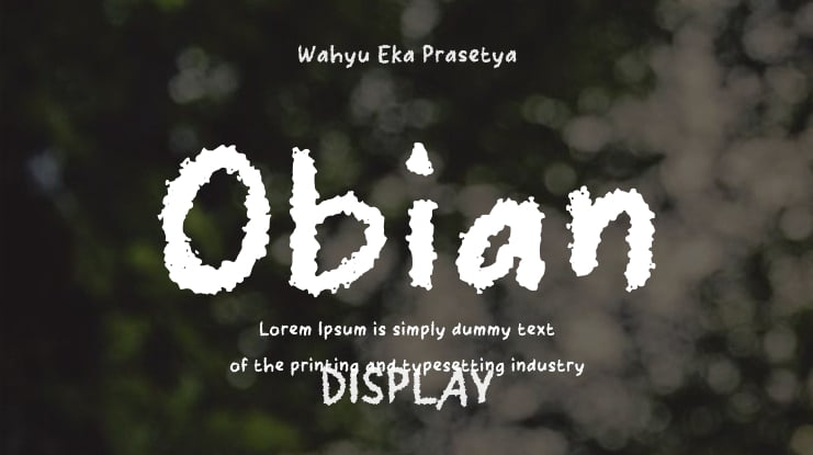 Obian Font